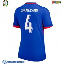 Fotballdrakt Dame Frankrike Dayot Upamecano #4 Hjemmedrakt EM 2024 Kortermet